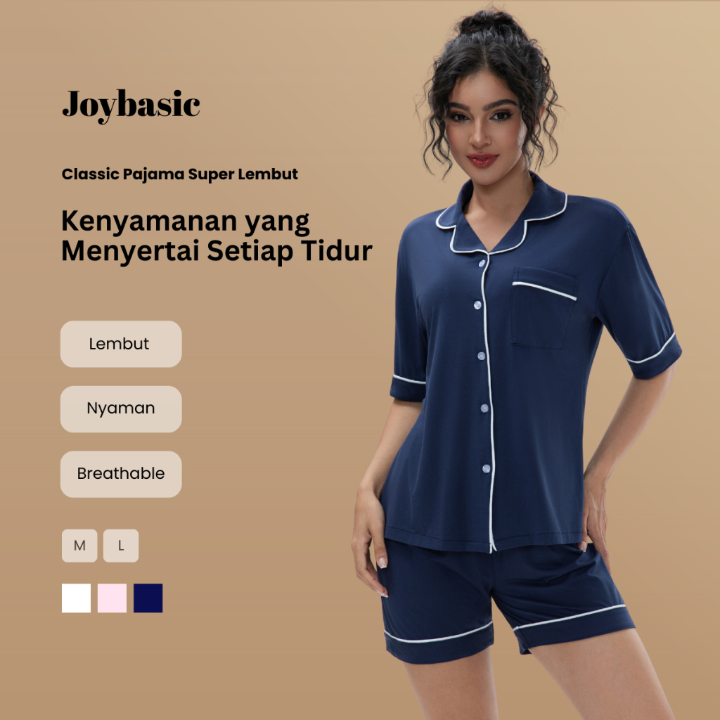 Joybasic classic pajama super lembut