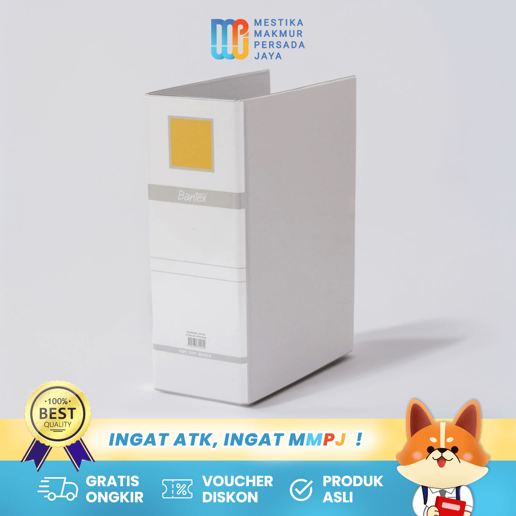 

Bantex Post Pipe Binder 2 Ring 10cm Folio Grey 131205 – Binder Mekanik Pipa Kapasitas 100mm