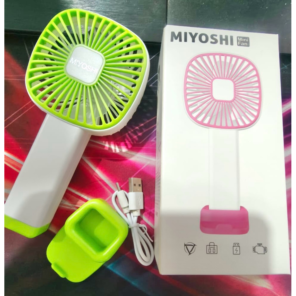 KIPAS ANGIN MINI CAS PORTABLE MIYOSHI M-151 Stand HP