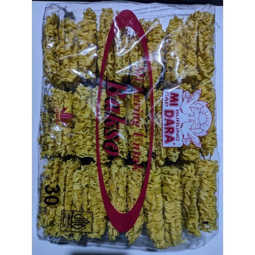 

MIE BAKSO ISI 30 KEPING