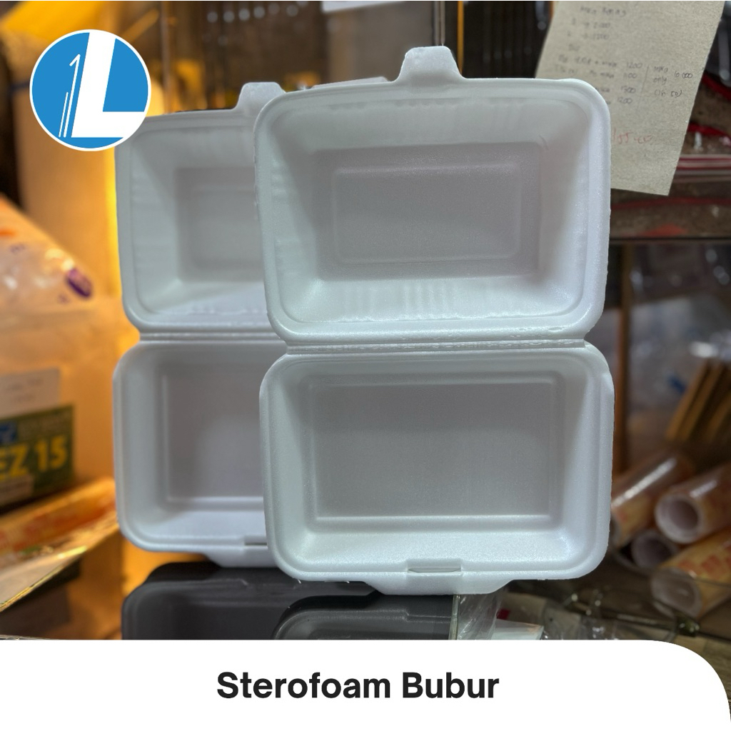 Sterofoam/ Styrofoam BUBUR MAKANAN