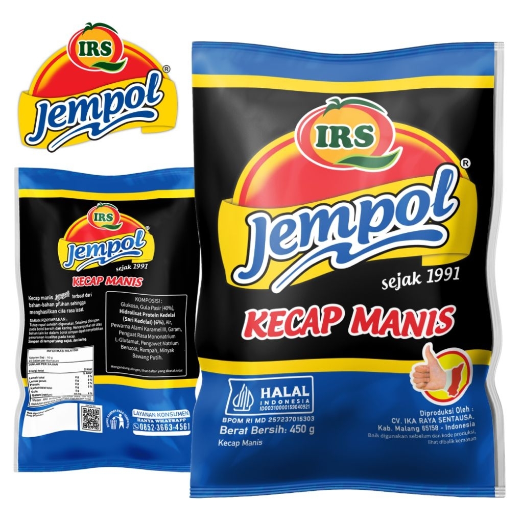 

Jempol IRS Kecap Manis Refill 450 gram