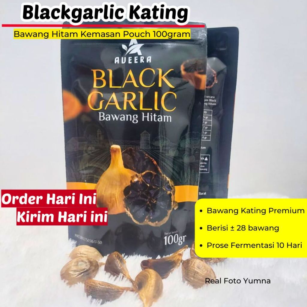 

Bawang Hitam Kating Murah Black Garlic 100gram Premium