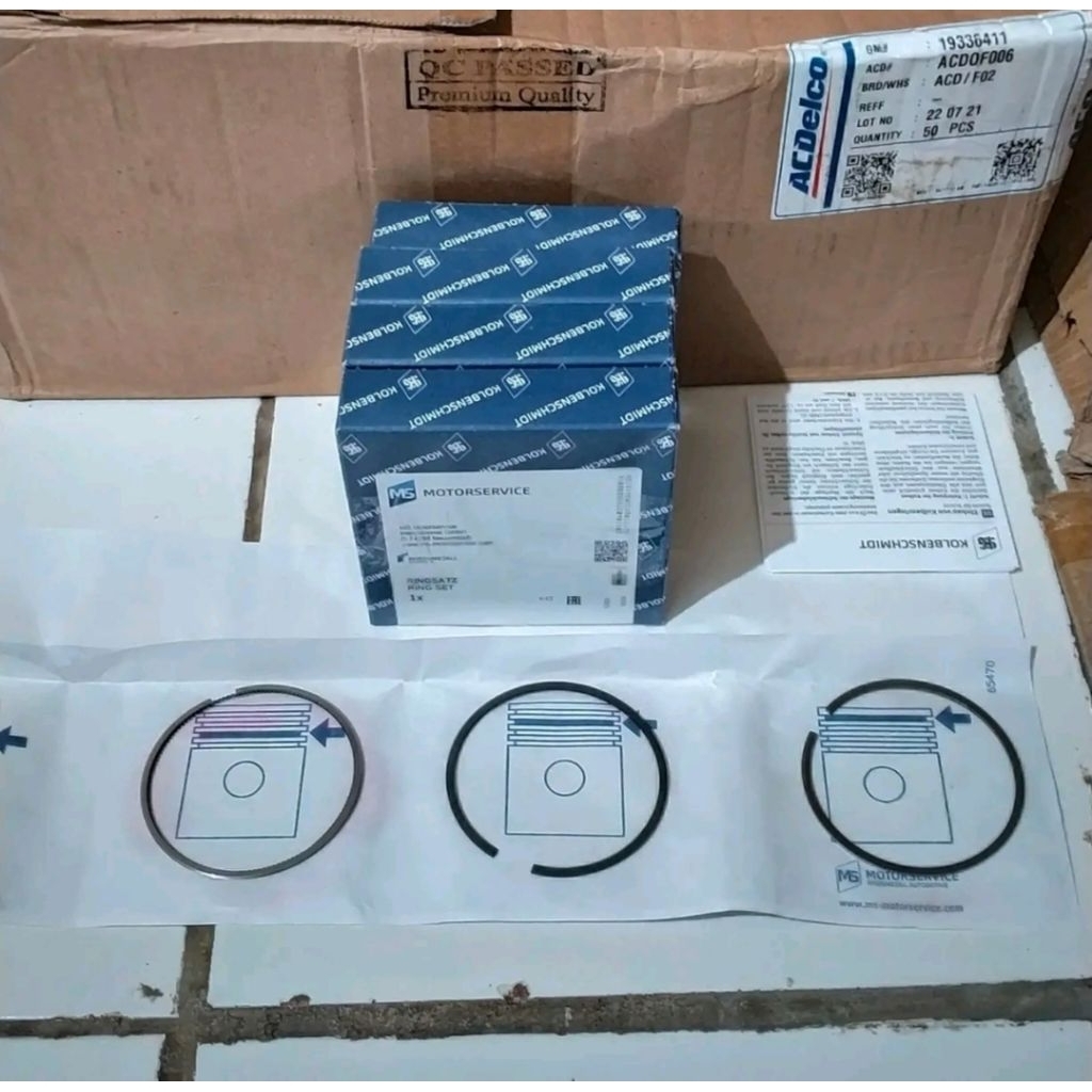 Ring Piston Seher Chevrolet Spin 1.3 1300 Diesel KS German