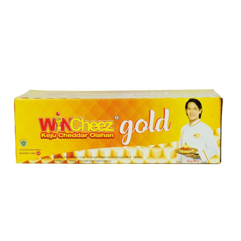 

Keju Cheddar Cheese Wincheez Gold 8x2kg