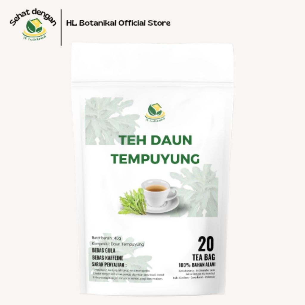 

HL Tea Botanikal : Teh Daun Tempuyung|Detoks Ginjal| Asam Urat| Rematik|DETOX Isi 20 Tea Bag