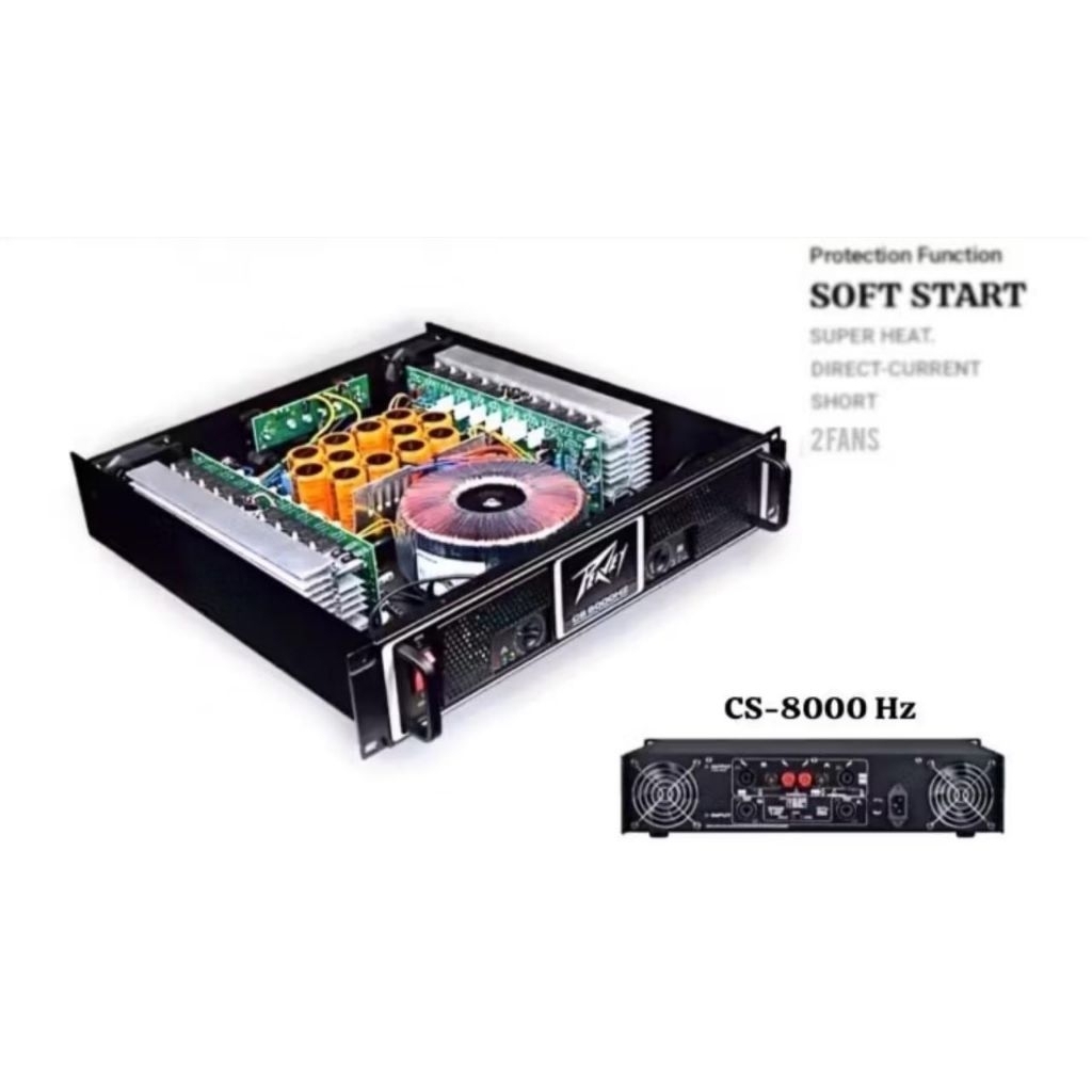 Power Amplifier Peavey Cs 8000Hz/Cs 8000 Hz/Cs8000Hz Mantap