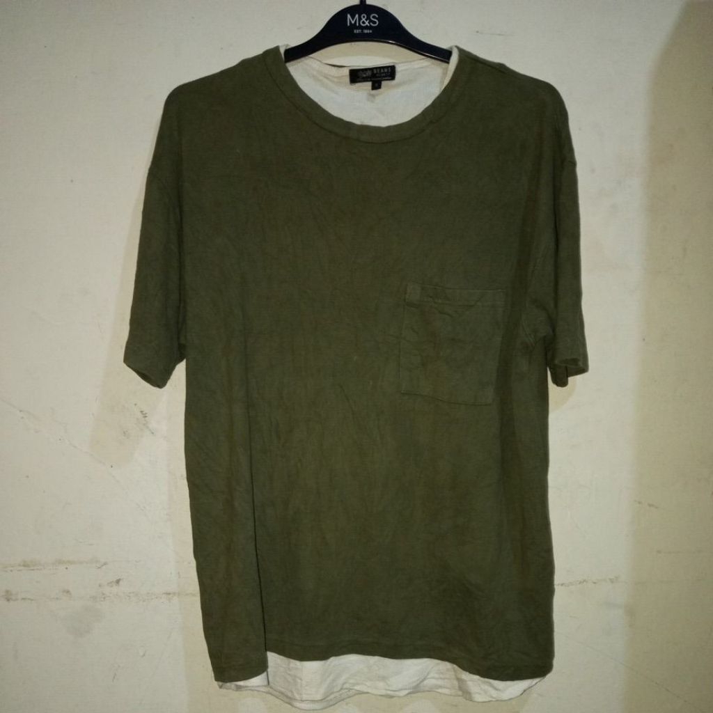 Kaos thripting tee pocket shirt brand BEAMS HEART