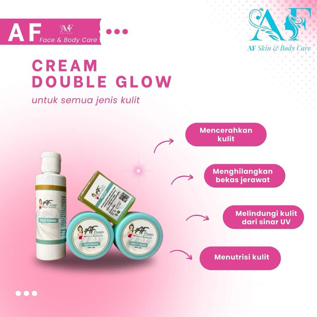 PAKET AF GLOW SKINCARE UNTUK WAJAH