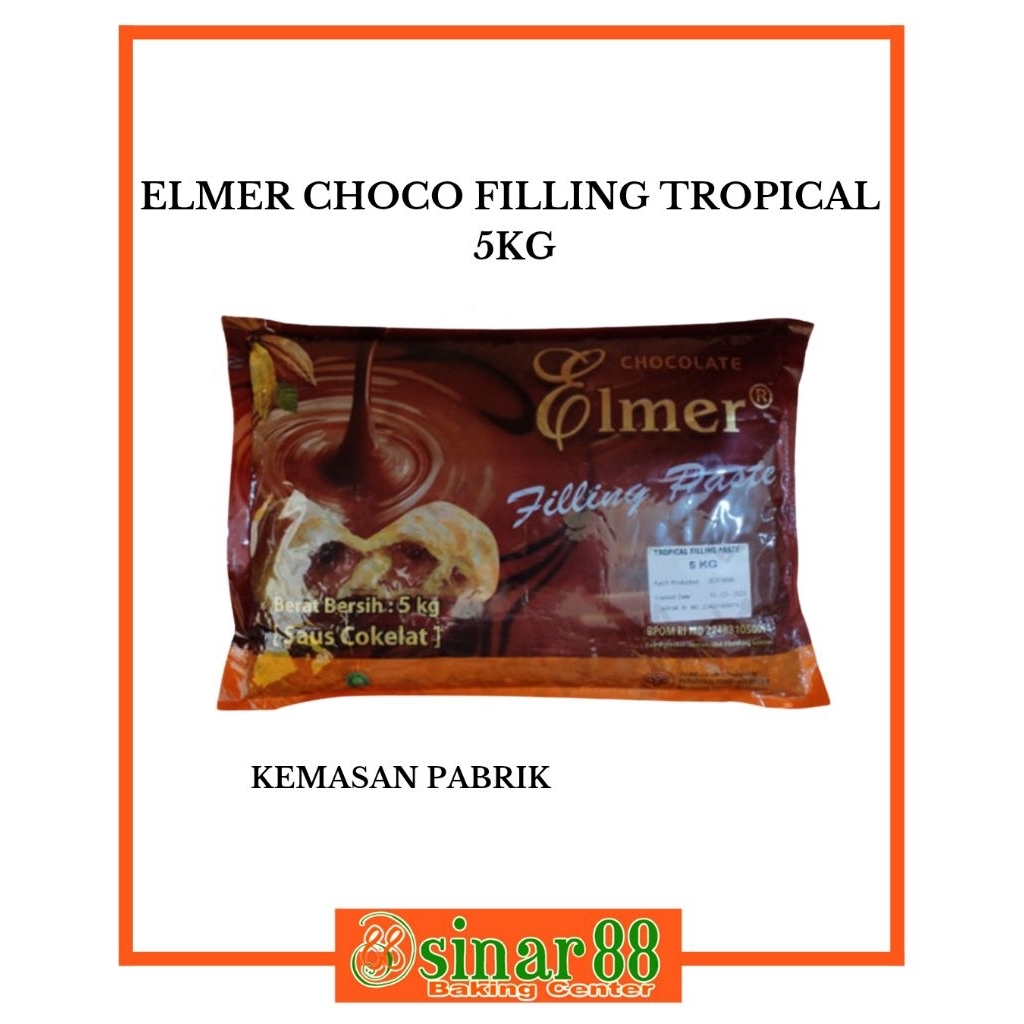

Elmer Choco Filling Tropical bag 5kg (Isian roti cokelat)