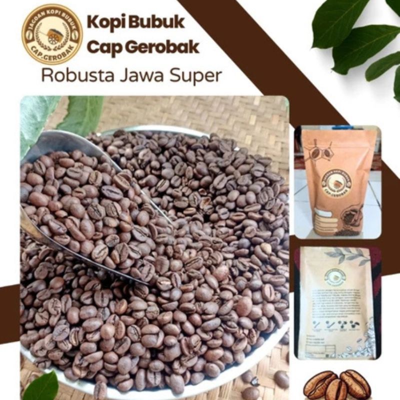 

Kopi Enak 1kg Robusta Jawa kualitas Super wangi Termurah Kopi Cap Gerobak