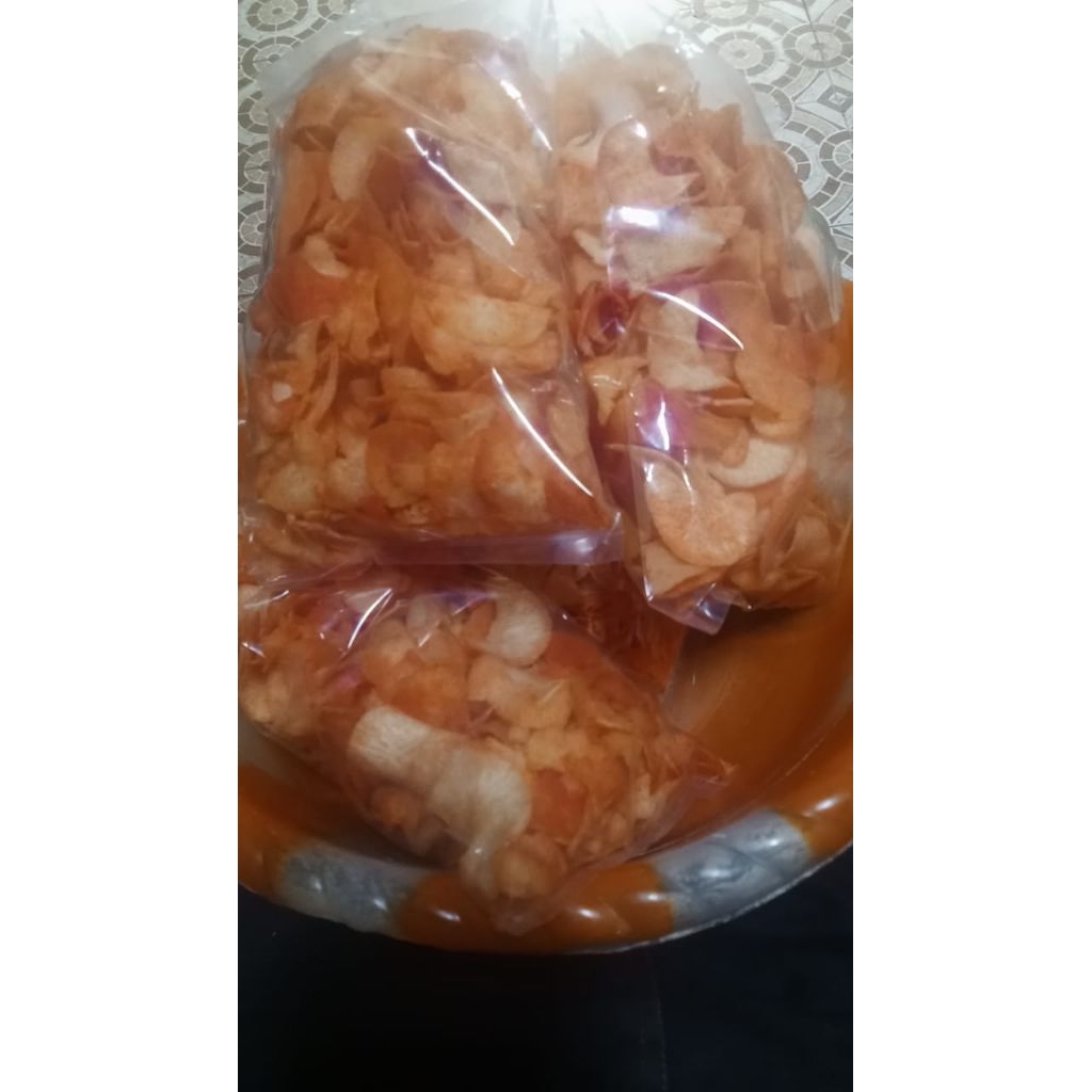 

keripik singkong pedas manis renyah