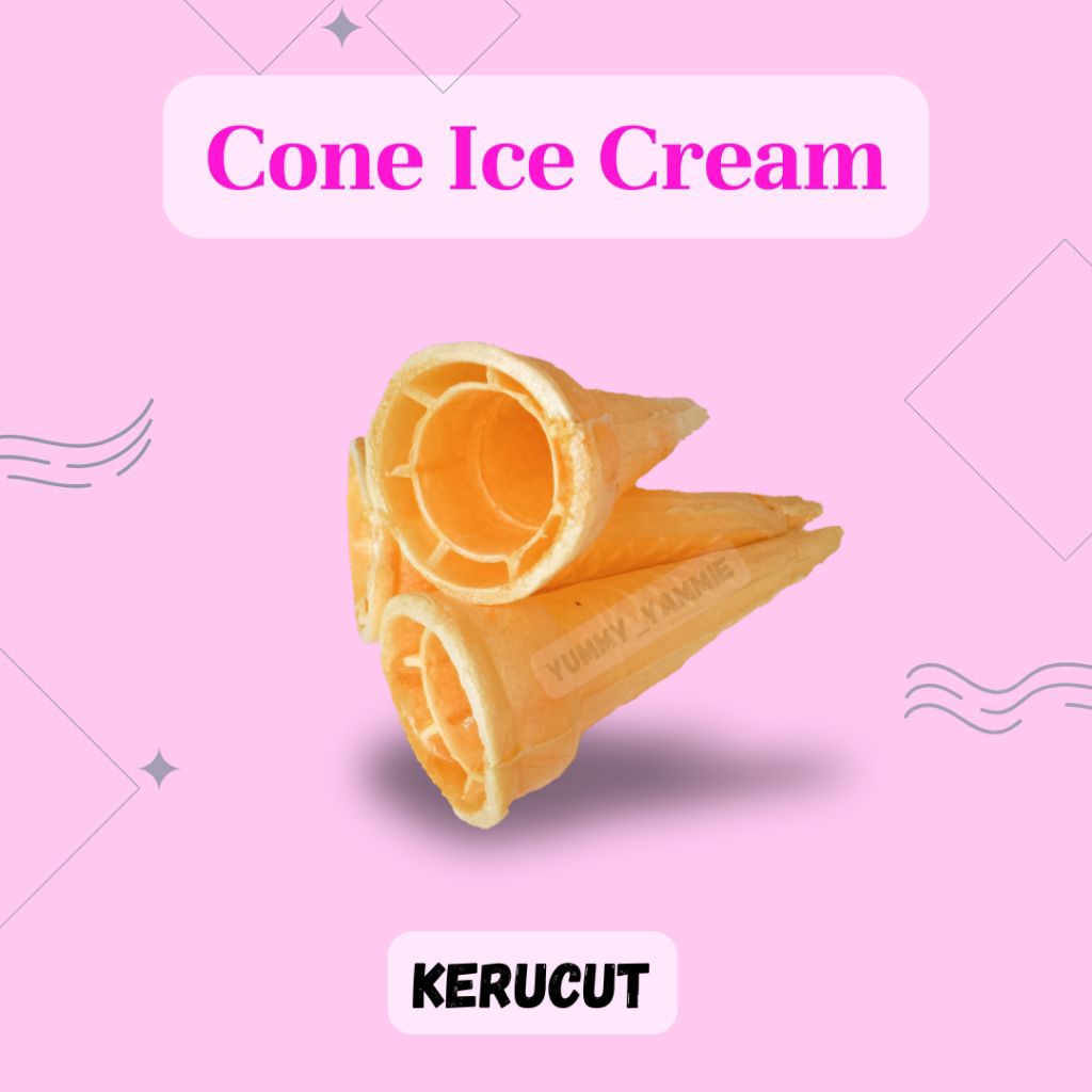 

Cone Ice Cream Kerucut 4cm 400pcs