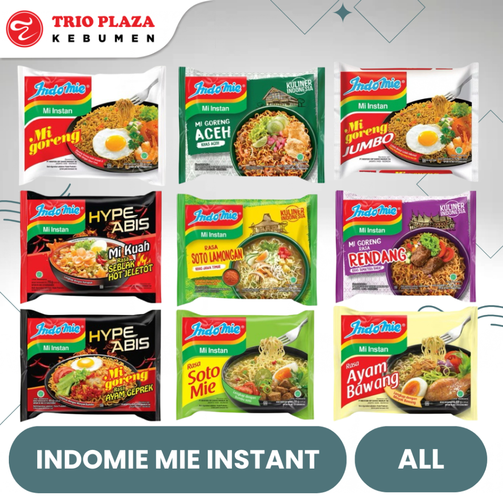 

INDOMIE MIE INSTANT ALL VARIAN