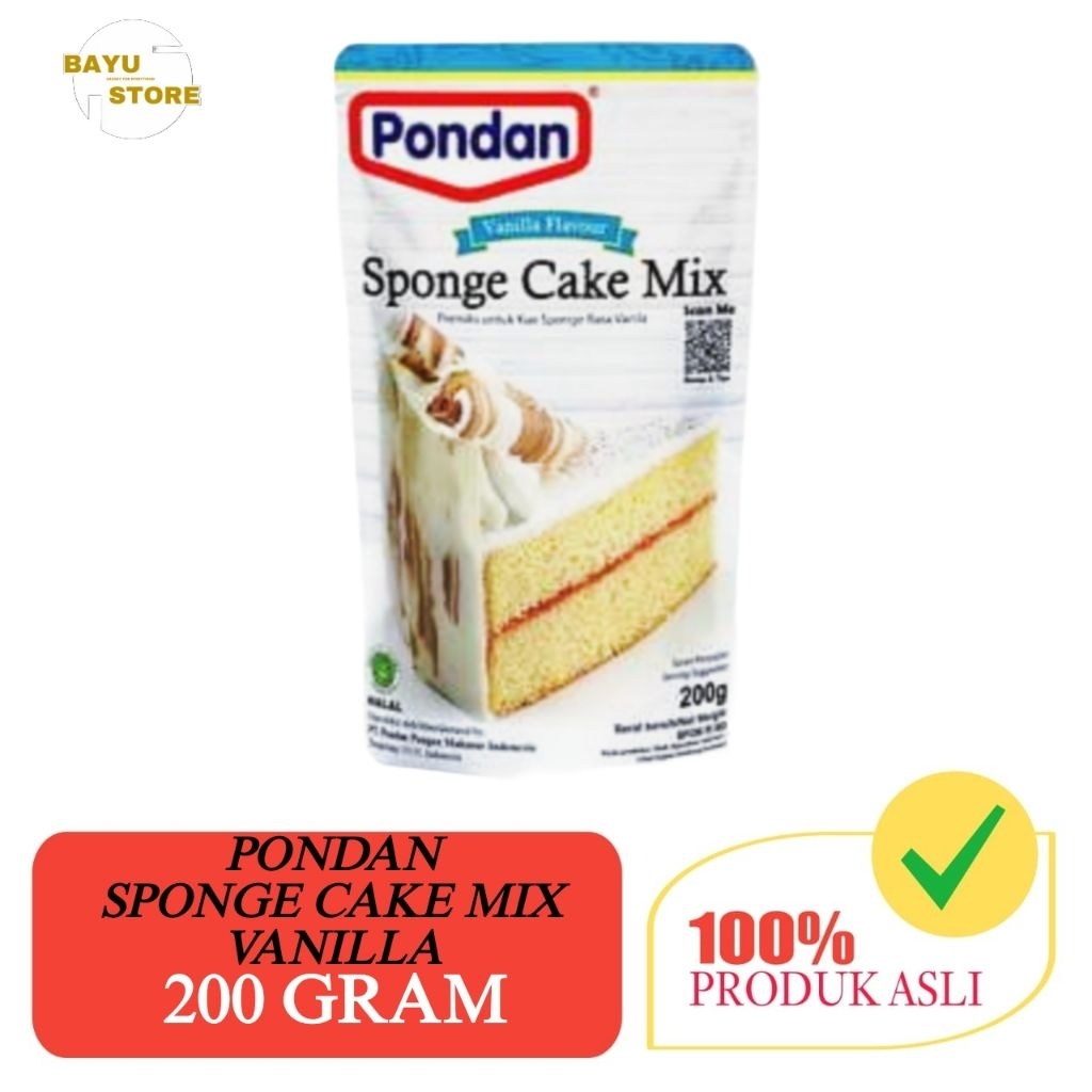 

Pondan Sponge Cake Mix Vanilla 200 Gram
