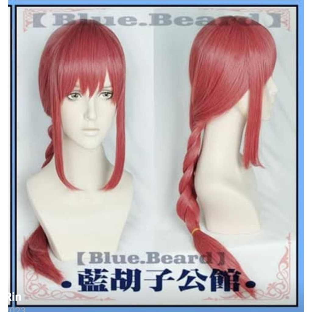Wig Makima Chainsaw Man Bluebeard