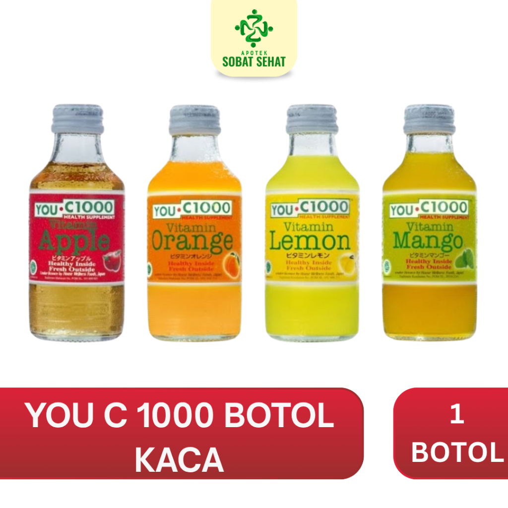 

YOU C 1000 Vitamin Minuman Vitamin C 140 ml - PILIH VARIAN RASA