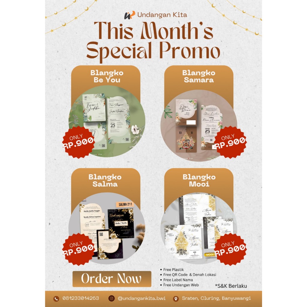 UNDANGAN PERNIKAHAN / UNDANGAN NIKAH MURAH / UNDANGAN MURAH / WEDDING INVITATION / UNDANGAN WEDDING