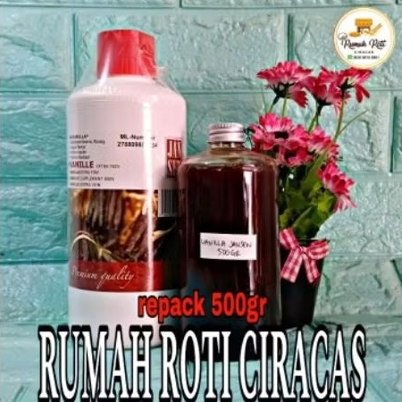 

VANILA JANSEN EXTRACT 500GR REPACK BOTOL PERASA VANILLA VANILI KUE CAKE