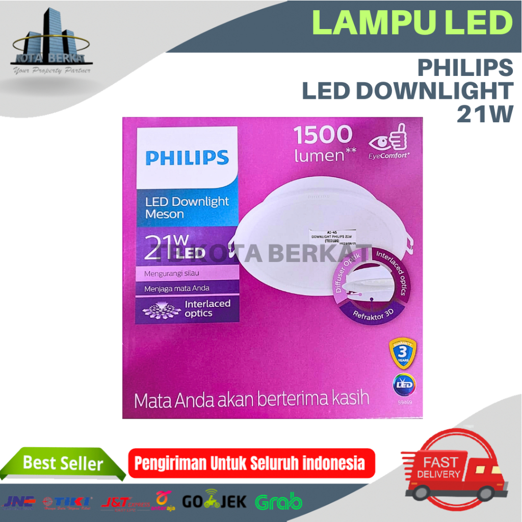LAMPU LED PHILIPS 21 WATT /  PHILIPS LED DOWNLIGHT 21W