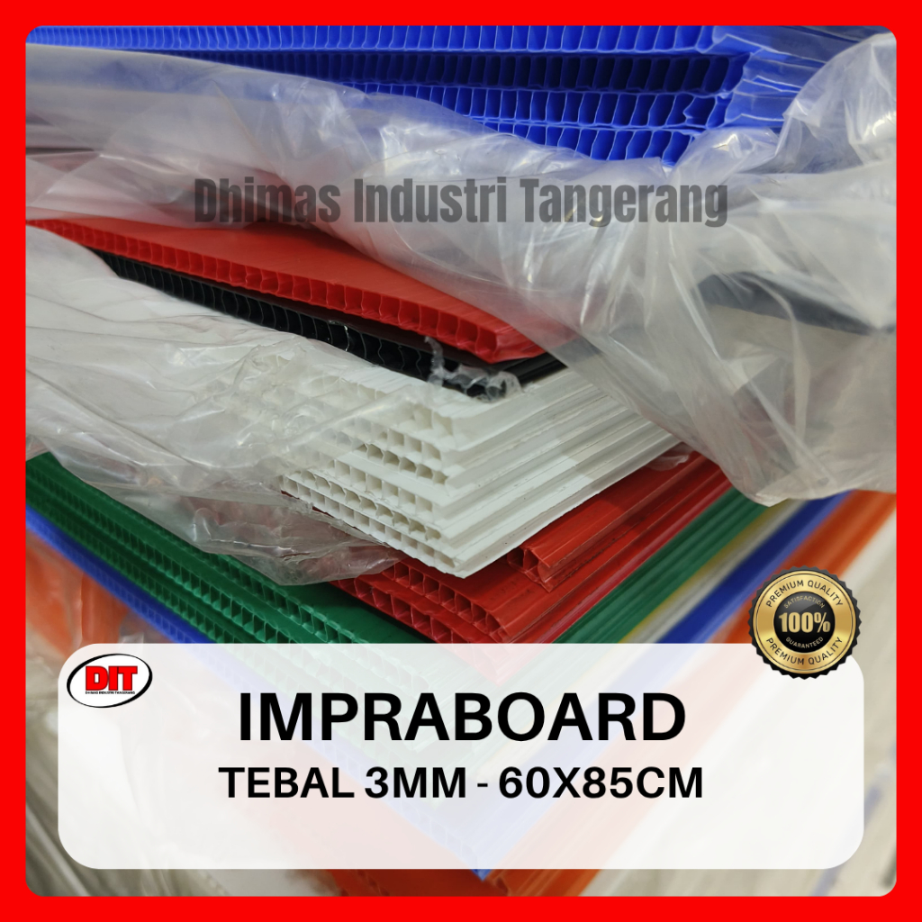 

Impra Board 3MM 60 x 85cm Infraboard Papan Plastik Ukuran 60x85cm