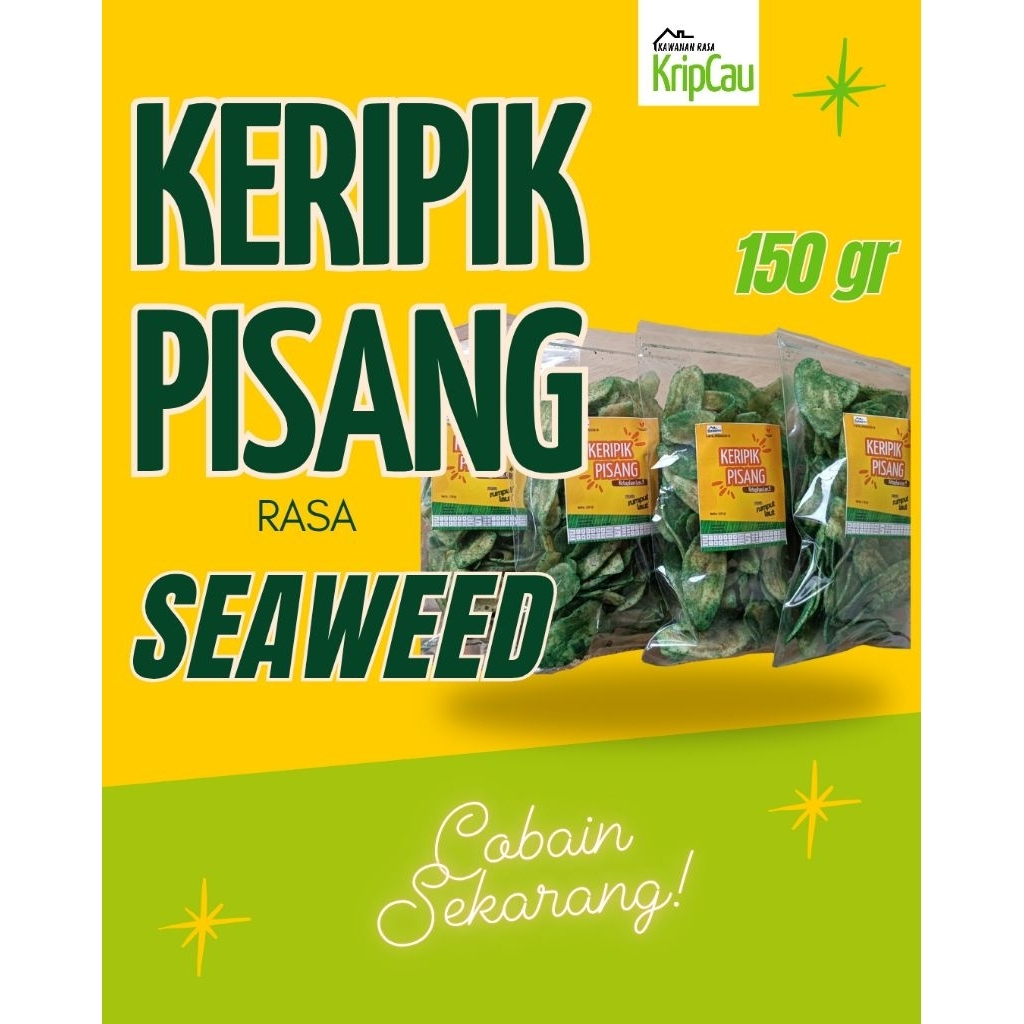 

KERIPIK PISANG RUMPUT LAUT 150GR
