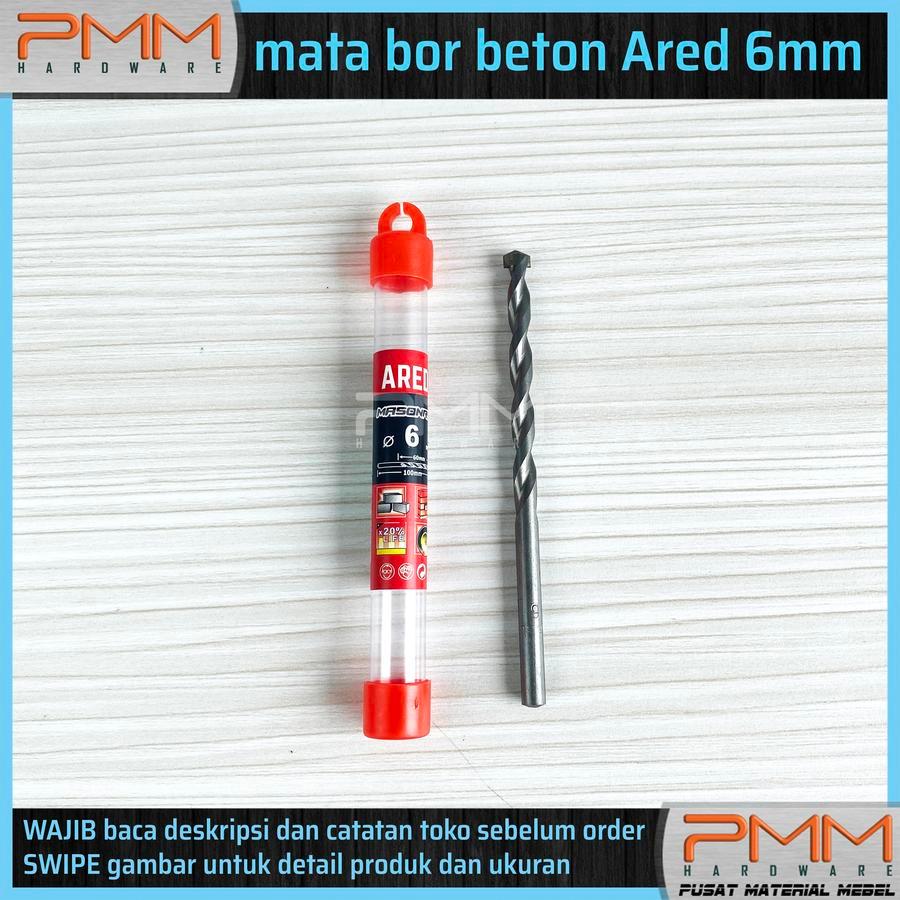 mata bor beton ARED 6mm | Mata bor beton tembok