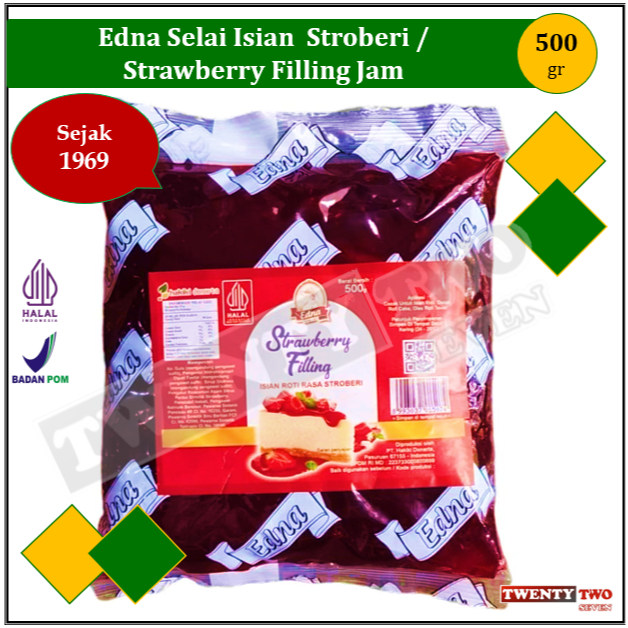 

[doz]|6X Selai Edna Strawberry 500 Gr