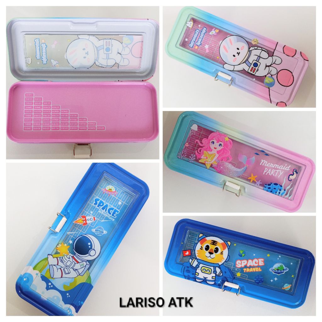 

(1 PCS) Tempat Pensil / Tepak Pensil Seng Motif Lucu ZL-171-1