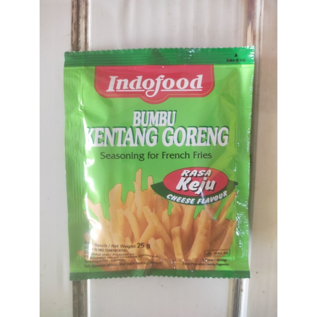 

Indofood Bumbu Kentang Goreng Rasa Keju 25Gr
