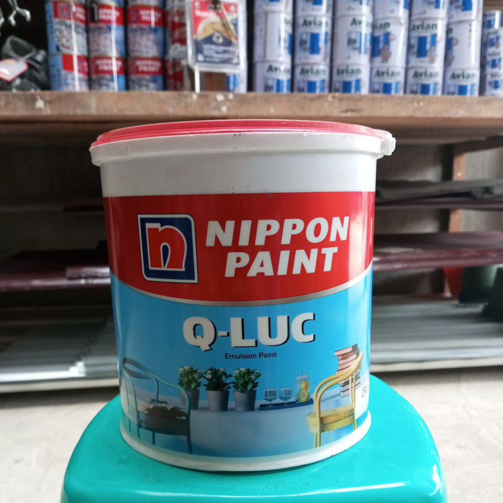 cat dinding cat tembok interior qluc nippon paint emulsion paint 4.5 kg