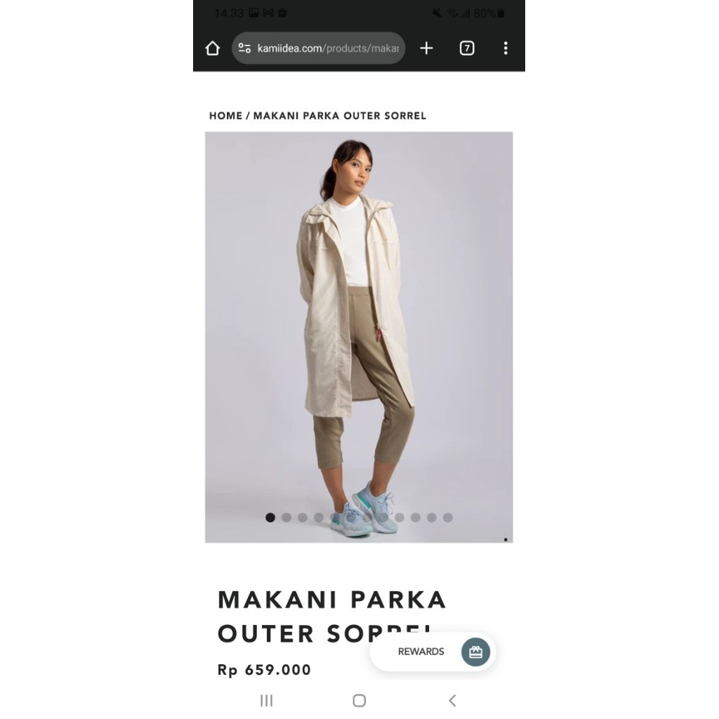 PRELOVED Kamiidea Makani Long Parka Sorrel