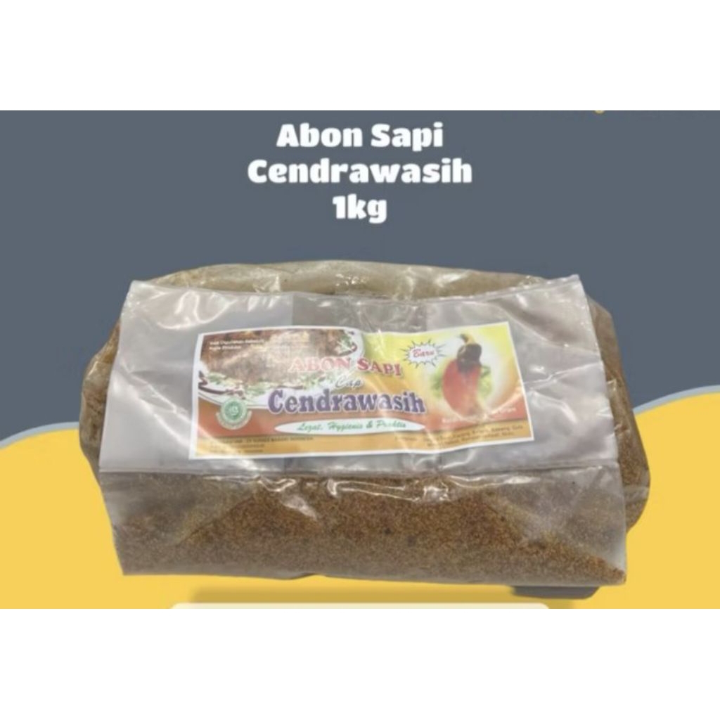 

Abon Sapi Cendrawasih 1Kg
