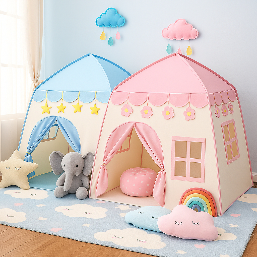 Tenda Anak / Tenda Anak Perempuan / Tenda Camping  Castle Outdoor / Tenda Rumah Kastil Princess