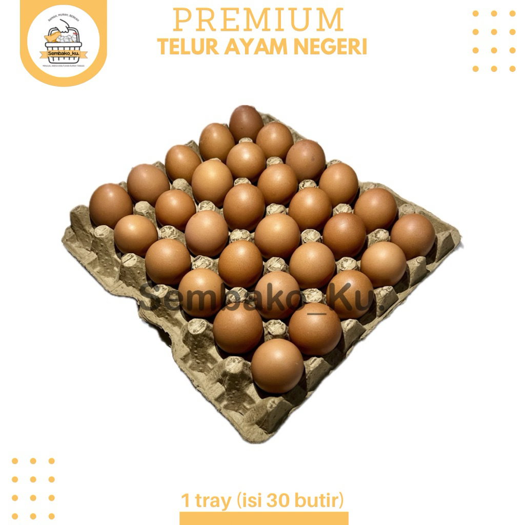 

Telur Ayam Negeri Premium - 1 Tray (isi 30 Butir)