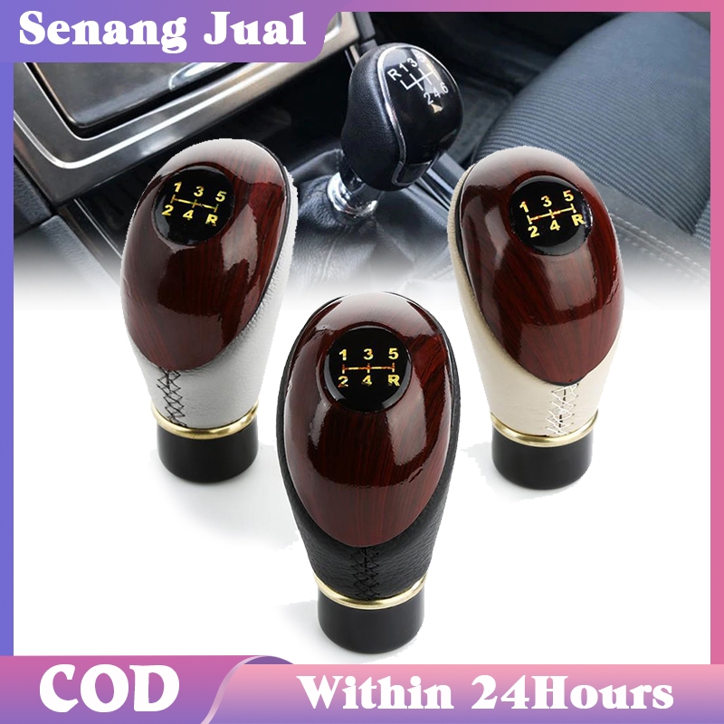 Tuas Persneling Mobil Wooden / Kayu Type R Tuas Gigi Perseneling / Untuk Modifikasi Interior Mobil