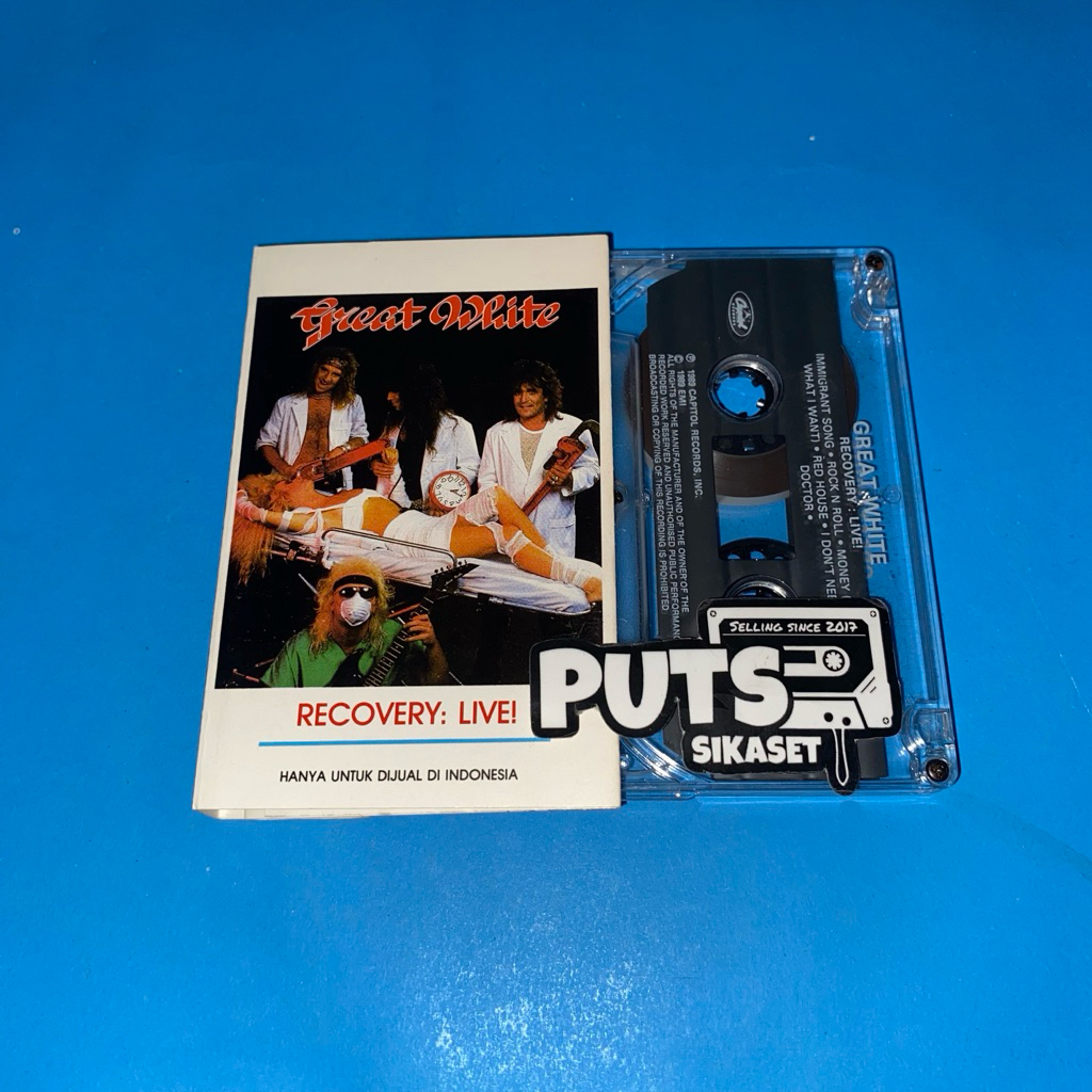 kaset pita Great White - Recovery (Live)