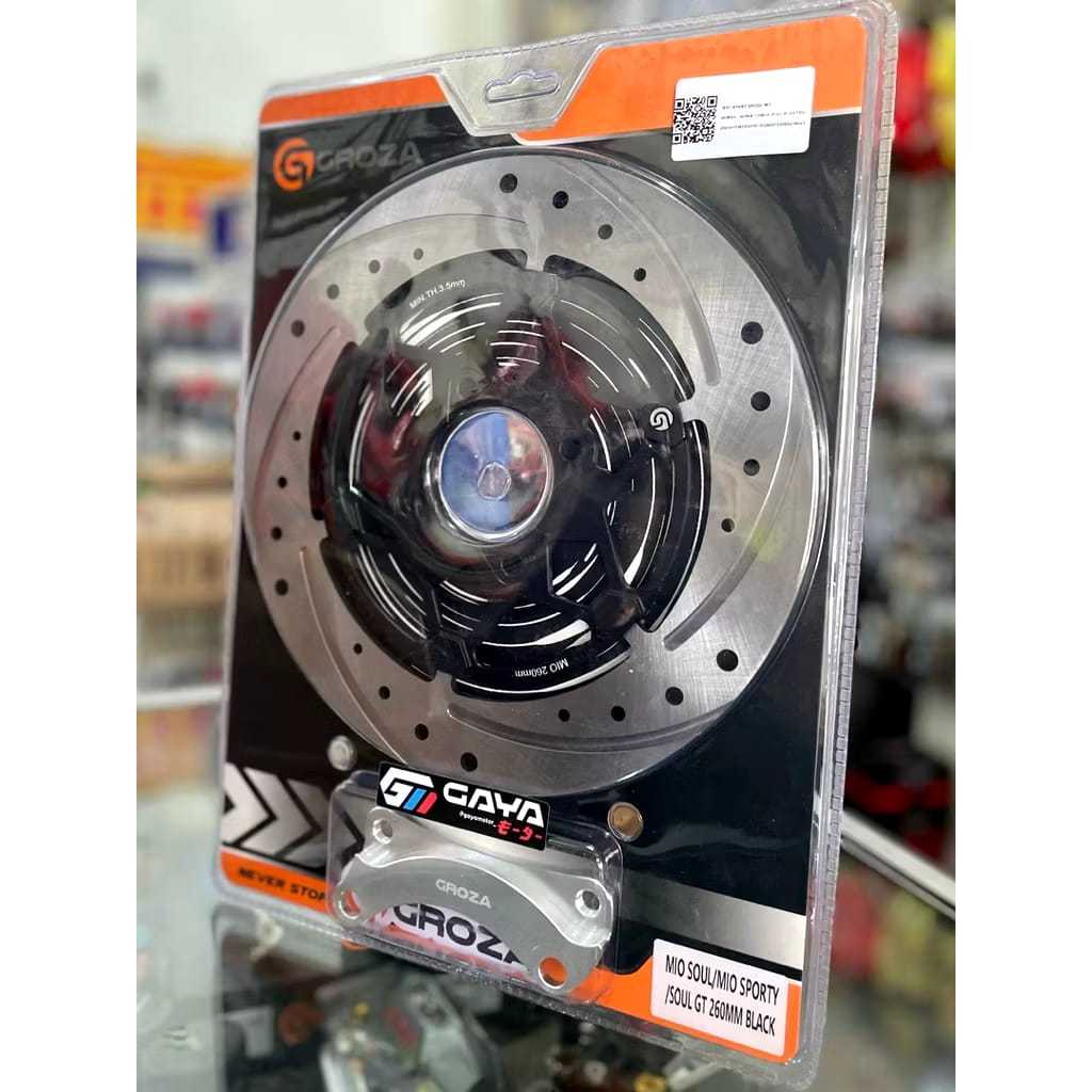 GROZA - DISC BRAKE PIRINGAN FULL FLOATING 260MM T-DRIVE (Mio Smile/Mio 5 TL/Mio M3/Mio Soul)