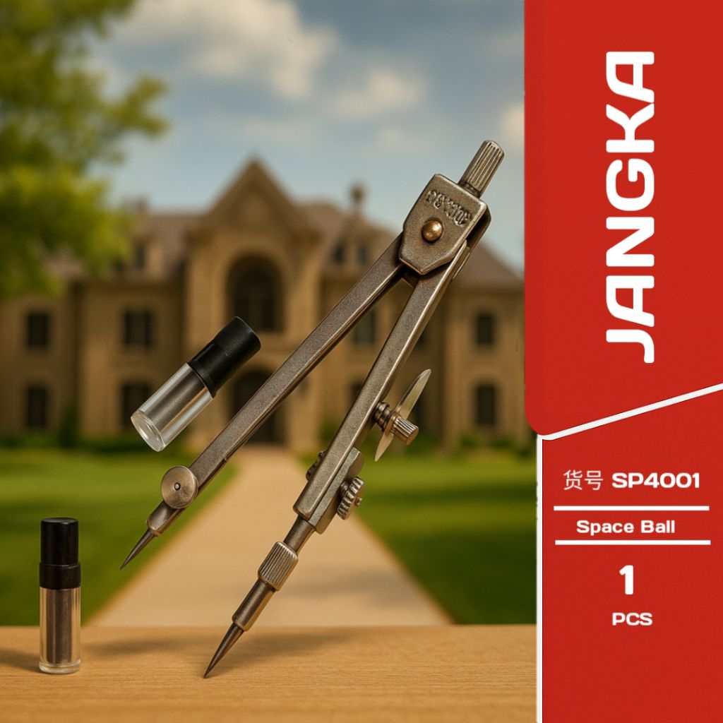 

Jangka Logam Presisi + Isi Cadangan Pensil – Kompas Gambar Teknik dan Matematika