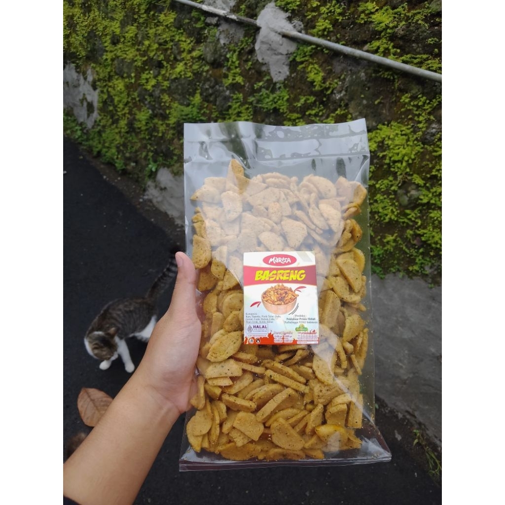 

Basreng pedas daun jeruk 500 gram