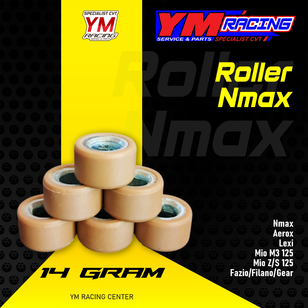 ROLLER NMAX 14 GRAM 1 SET ISI 6 BUTIR / ROLLER 14 GRAM AEROX | ROLLER LEXI 14GRAM ( ROLLER M3 14 GRA