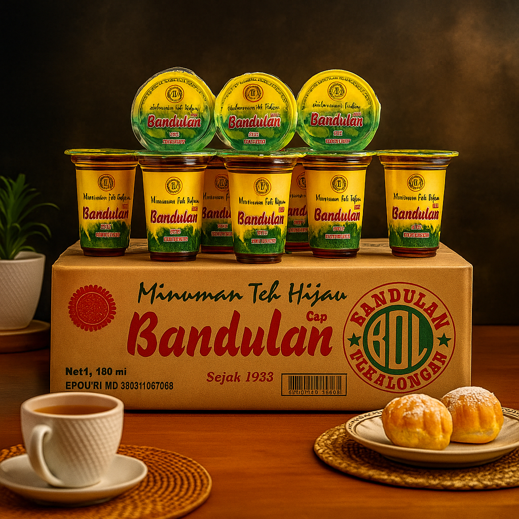 

Minuman Teh Hijau Bandulan 180ml Sedus isi 24pcs