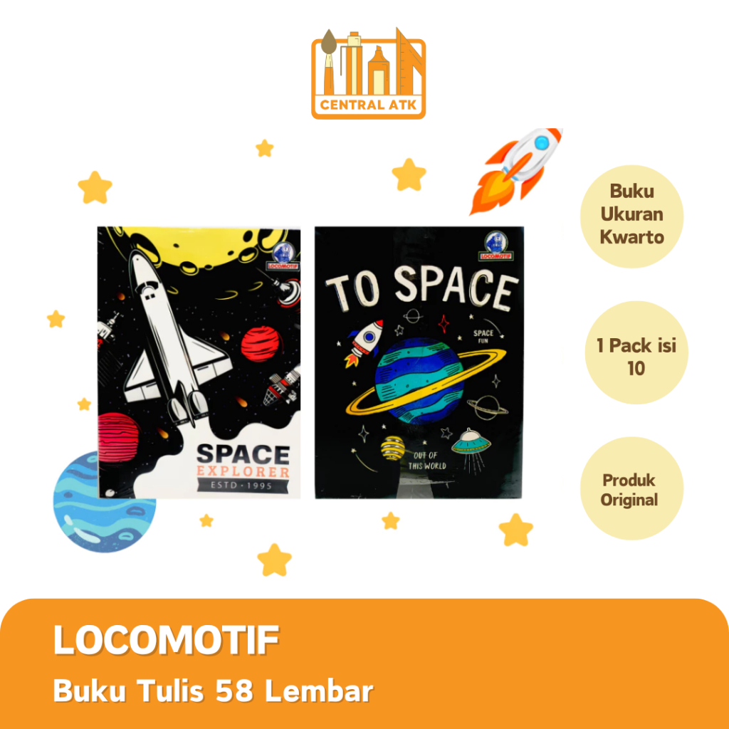 

BUKU TULIS KWARTO LOCOMOTIF 58 LEMBAR (1 PACK)