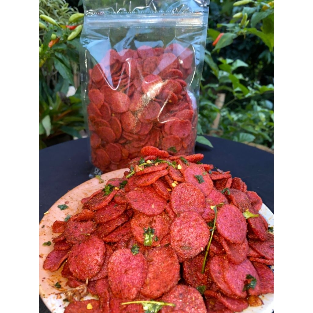 

sosreng sosis goreng pedas daun jeruk 1KG