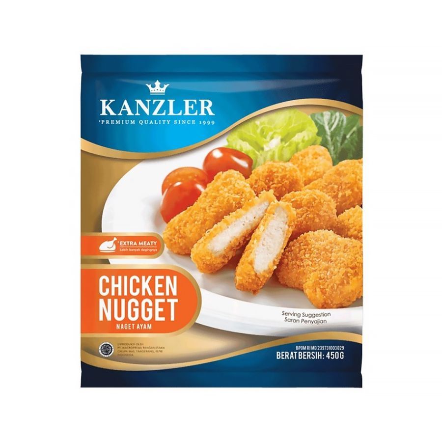 

Kanzler chicken nugget Premium 450g