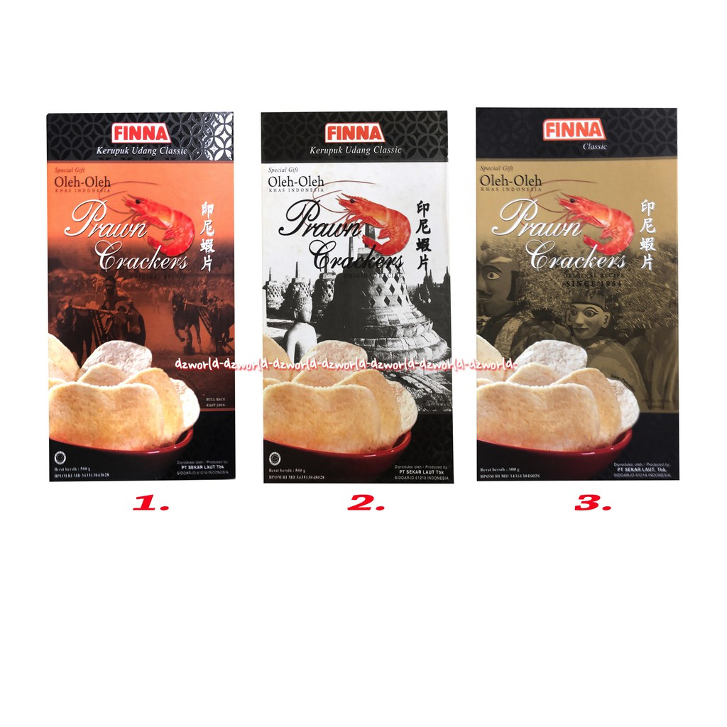

Finna Classic 500gr Krupuk Udang Prawn Crackers Kerupuk Udang Besar Kemasan Exclusive Kotak Gift Fina Oleh Oleh Surabaya Indonesia Keripik Cemilan Snack Food