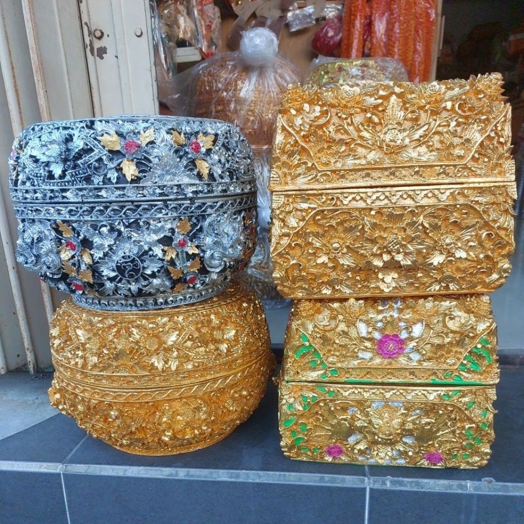 keben fiber resin prade elit diameter 30 cm bentuk kotak dan bulat