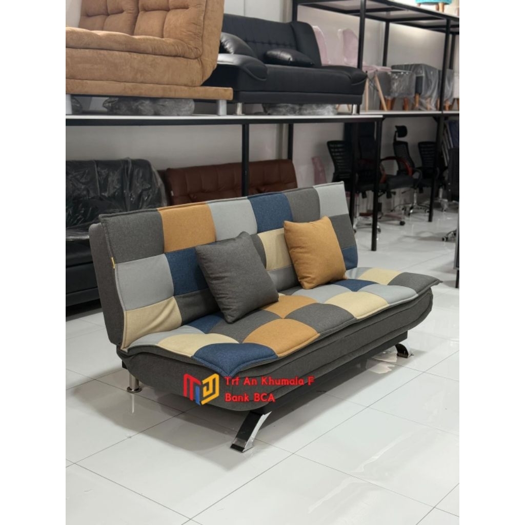 sofabed motif kotak ice land