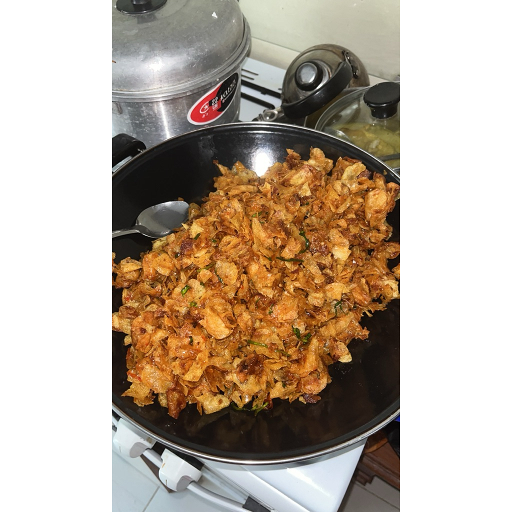 

Kentang kriuk pedas manis