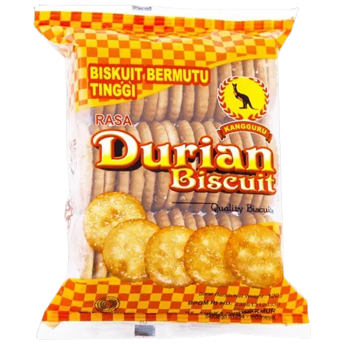 

KANGGURU BISCUIT DURIAN 120 GR 8999918282283